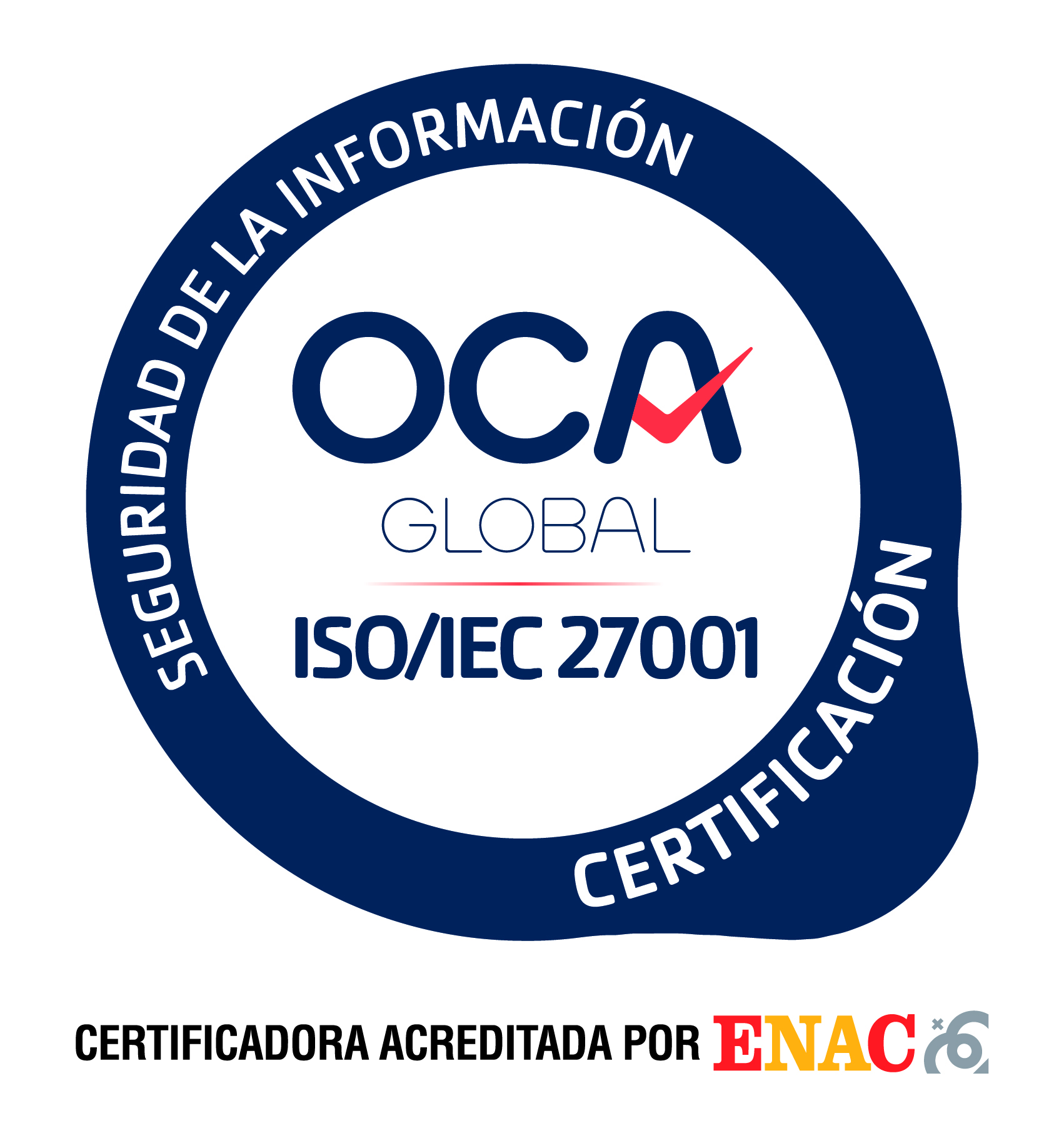 Logo ISO 27001 ENAC